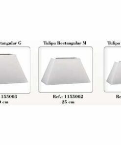 Pantalla Tulipa rectangular