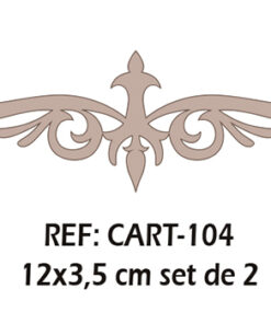 Set 2 Adornos victorianos