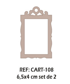 Set 2 marquitos rectangulares