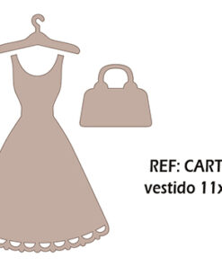 Conjunto vestido percha bolso