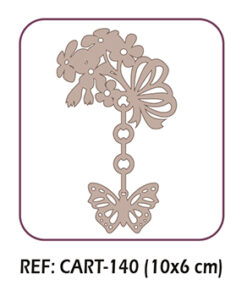 Adorno con mariposas