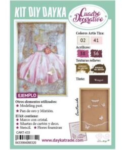 KIT DIY DAYKA CUADRO VESTIDO PALABRA DE HONOR