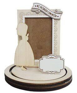 PORTAFOTOS COMUNIÓN NIÑA