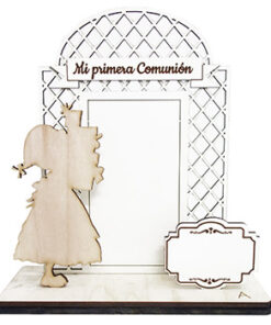 PORTAFOTOS COMUNIÓN NIÑA REJILLA