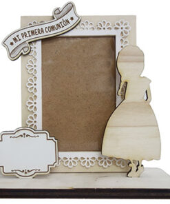 PORTAFOTOS COMUNIÓN NIÑA PEANA