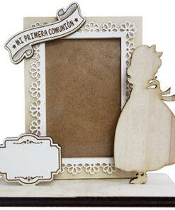 PORTAFOTOS COMUNIÓN NIÑA PEANA