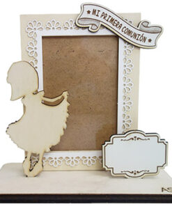 PORTAFOTOS COMUNIÓN NIÑA PEANA