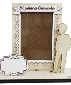 PORTAFOTOS COMUNIÓN NIÑA PEANA