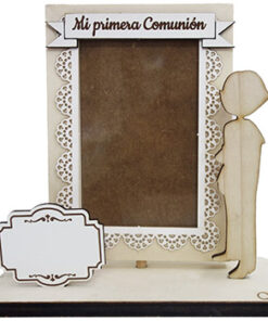PORTAFOTOS COMUNIÓN NIÑO PEANA