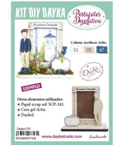 PORTAFOTOS COMUNIÓN NIÑO PEANA