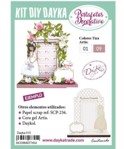 PORTAFOTOS COMUNIÓN NIÑA REJILLA