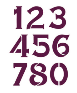 Stencil A4 Dayka “NÚMEROS”
