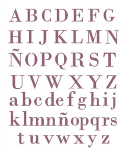 Stencil A4 Dayka “ABECEDARIO”