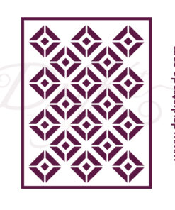 Plantillas de estarcido A4 Dayka “FONDO ROMBOS ”