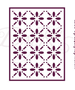 Plantillas de estarcido A4 Dayka ” FLORES”