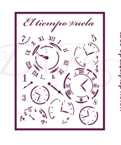 Plantillas de estarcido A4 Dayka RELOJES