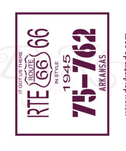 Plantillas de estarcido A4 Dayka RUTA 66