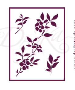 Plantillas de estarcido A4 Dayka “FLORES”