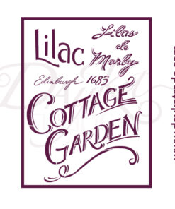 Plantillas de estarcido A4 Dayka “Cottage Garden “