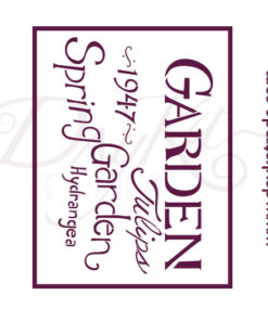 Plantillas de estarcido A4 Dayka ” Garden “