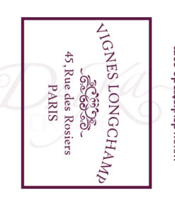 Plantillas de estarcido A4 Dayka “Vignes longchamp”