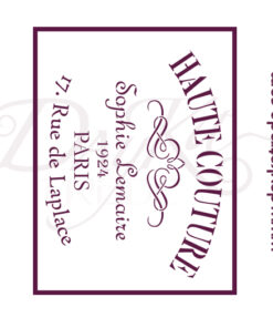Plantillas de estarcido A4 Dayka “HAUTE COUTURE”