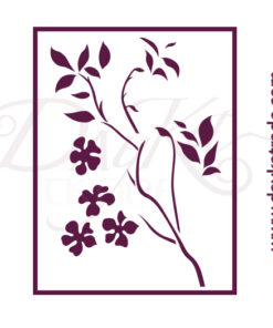 Plantillas de estarcido A4 Dayka “FLORES CAPUCHINA”