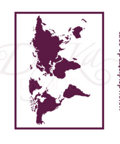 Plantillas de estarcido A4 Dayka “MAPA MUNDI”