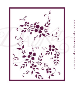 Plantillas de estarcido A4 Dayka “FLORES”