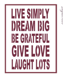 Stencil A3 Dayka “FRASE”