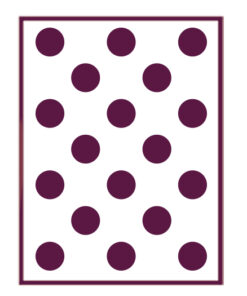 PLANTILLA DE ESTARCIDO PARA DECORAR “PUNTOS”