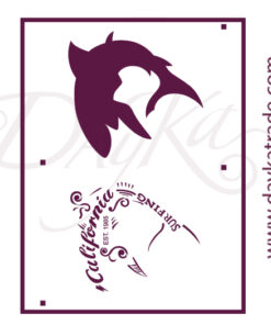 PLANTILLA DE ESTARCIDO PARA DECORAR “Shark”