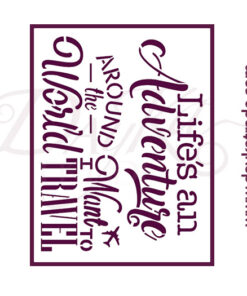 Stencil A4 Dayka LETRAS