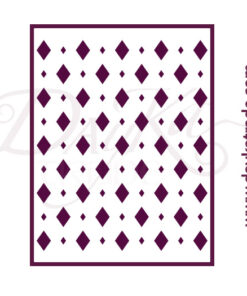 Stencil A4 Dayka FONDO ROMBOS