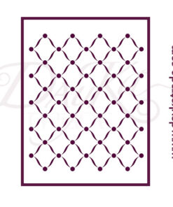 Stencil A4 Dayka FONDO ROMBOS GRANDES