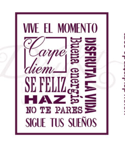 3328 Stencil A4 Dayka LETRAS