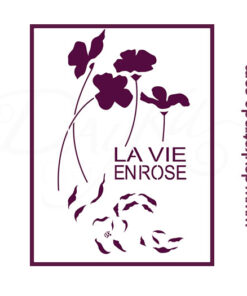 Stencil A4 Dayka FLORES DE AMAPOLA