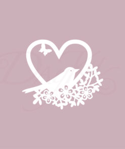 CORAZÓN CON PAJARITO