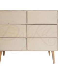 CÓMODA RETRO 6 CAJONES HORIZONTAL