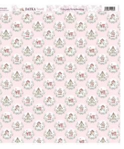 Tela para Scrapbooking – Casitas Navidad
