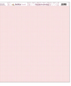 Tela para Scrapbooking – Vichy rosa