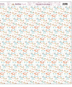 Tela para Scrapbooking – Caballitos