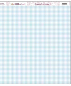 Tela para Scrapbooking – Vichy azul