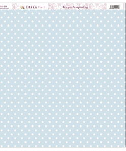 Tela para Scrapbooking – Fondo azul con estrellas blancas