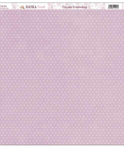 Tela para Scrapbooking – Lunares fondo rosa vintage