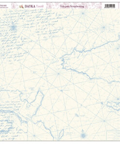 Tela para Scrapbooking – Mapa vintage