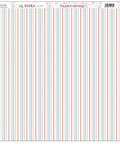 Tela para Scrapbooking – Rayas de colores