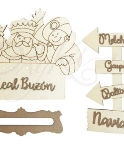 SET REYES MAGOS BUZON CON LED