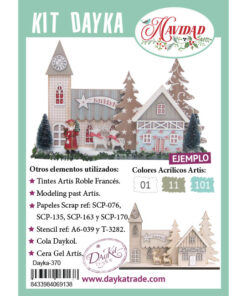 KIT CAMPANARIO, CASITA, ABETOS Y RENOS