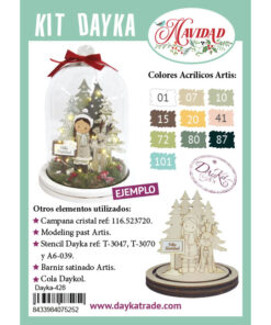 PEANA NIÑA CON RENOS Y ABETOS